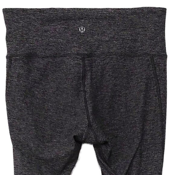 Lululemon Run: Turn Around Tight Heathered Black - Picture 10 of 11